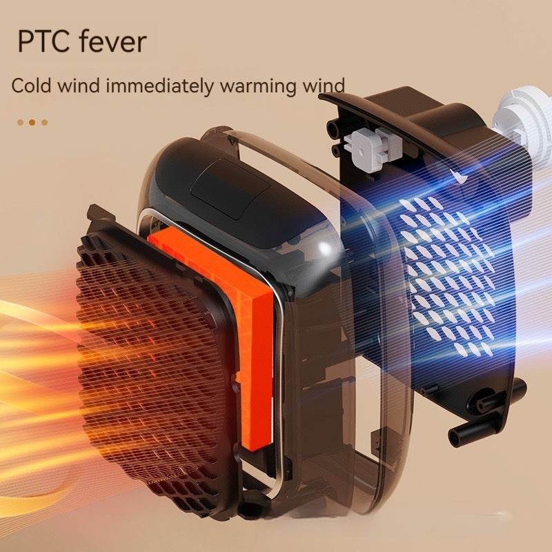 Mini Fan Heater Wall-mounted Dormitory Warm Artifact - Mubimart