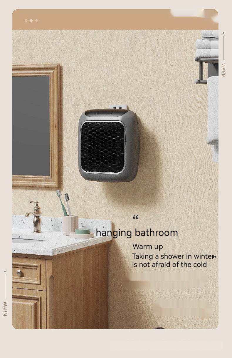 Mini Fan Heater Wall-mounted Dormitory Warm Artifact - Mubimart