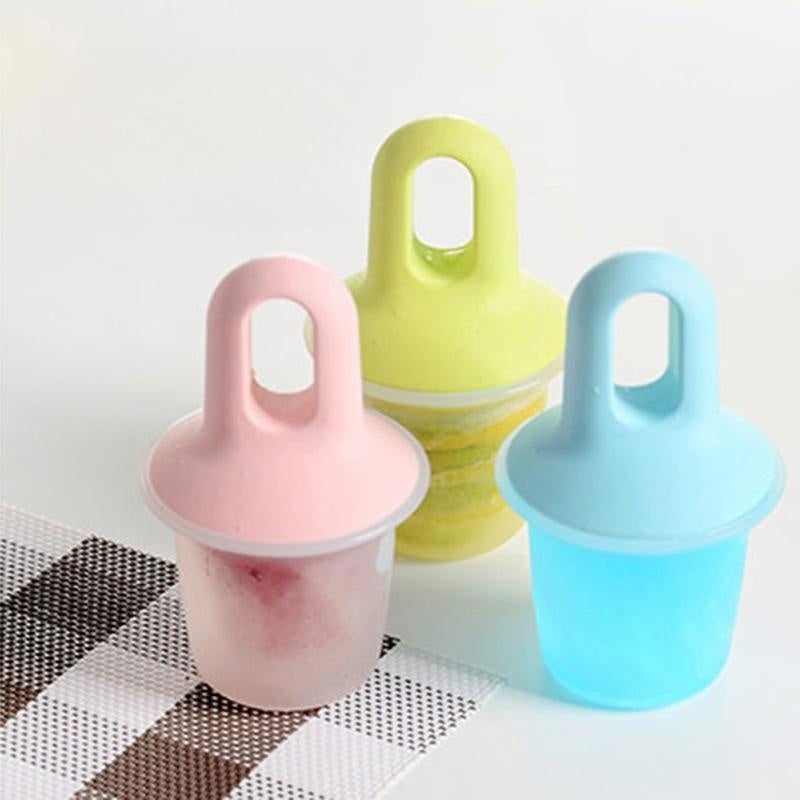 Mini Jelly Lip Gloss Mold Children's Lips Maker Popsicle Ice Cream Mold Household Ice Tray - Mubimart -  