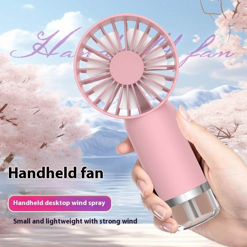 Mini Little Fan USB Multifunction Hand-held Spray Fan - Mubimart