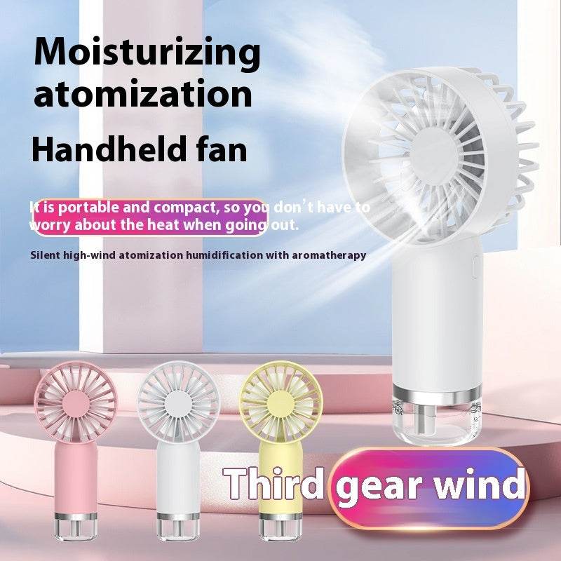 Mini Little Fan USB Multifunction Hand-held Spray Fan - Mubimart