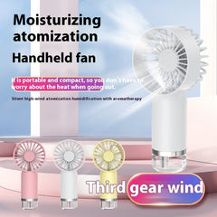 Mini Little Fan USB Multifunction Hand-held Spray Fan - Mubimart -  