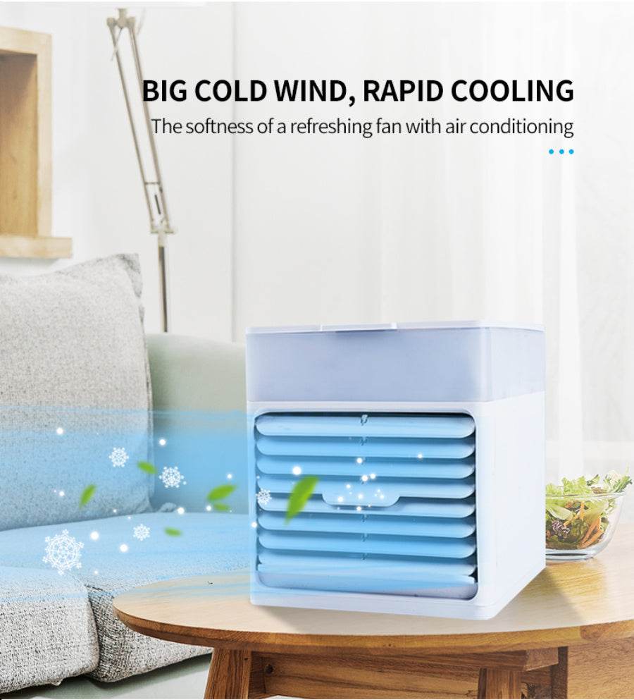Mini Multifunctional Air Cooler USB Home Fan Small - Mubimart