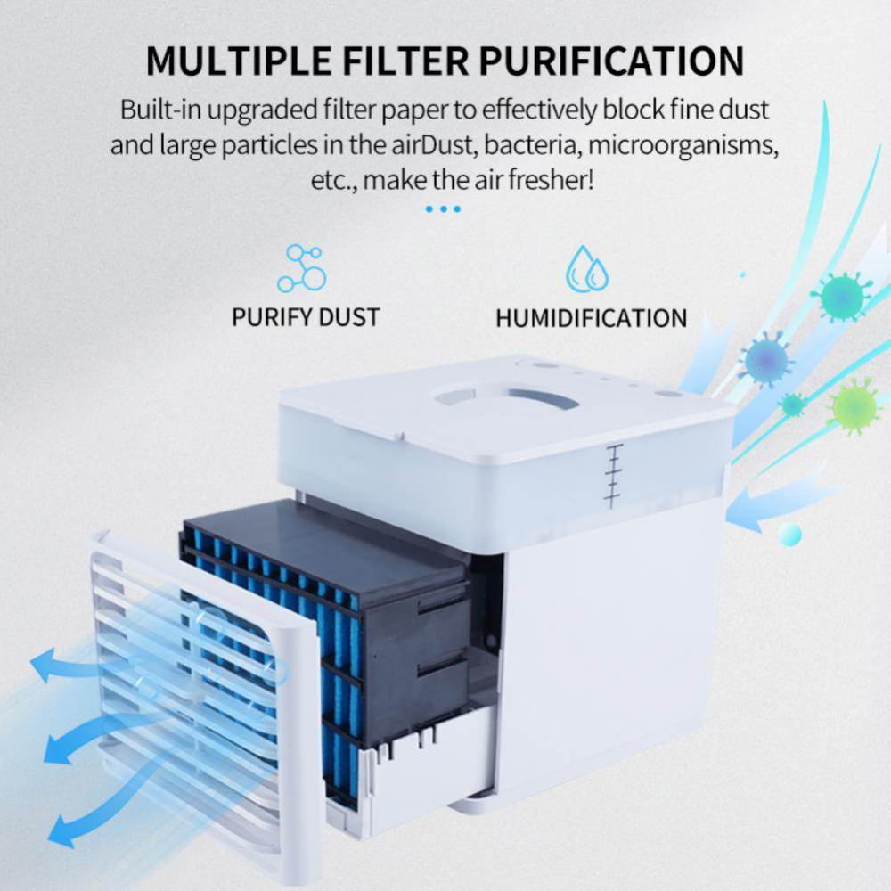 Mini Multifunctional Air Cooler USB Home Fan Small - Mubimart