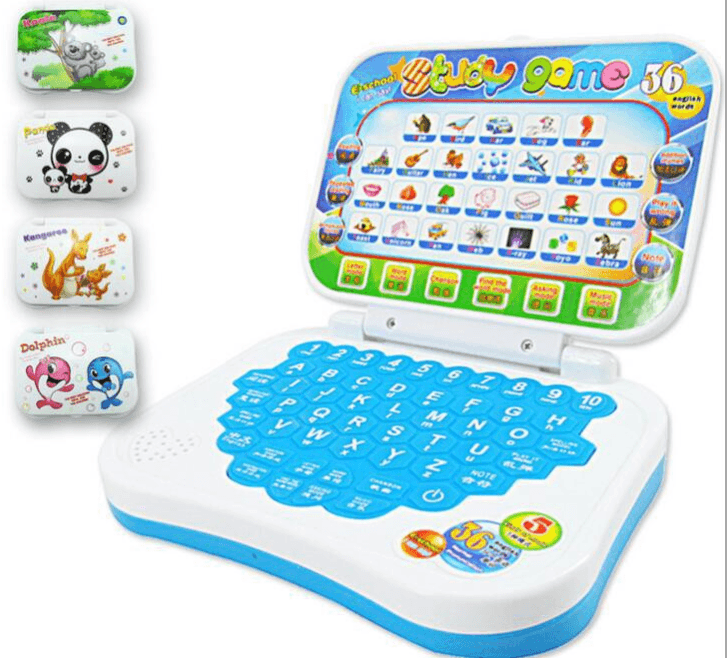 Mini PC English Learning Machine Computer Laptop Baby Children Educational Game Toy Electronic Notebook Study Music Toys Gifts - Mubimart