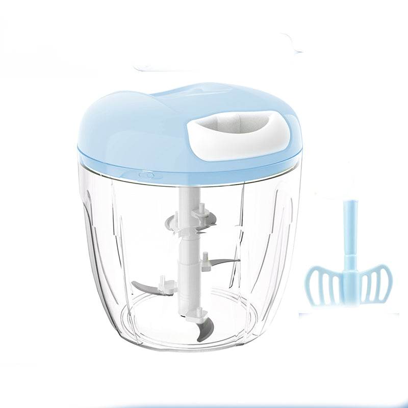 Mini Powerful Meat Grinder Garlic Press Ginger Grinding Vegetable Cutter Hand-power Food Chopper Mincer Mixer - Mubimart