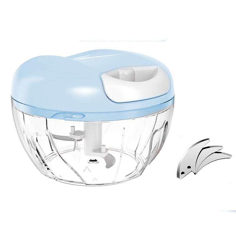 Mini Powerful Meat Grinder Garlic Press Ginger Grinding Vegetable Cutter Hand-power Food Chopper Mincer Mixer - Mubimart