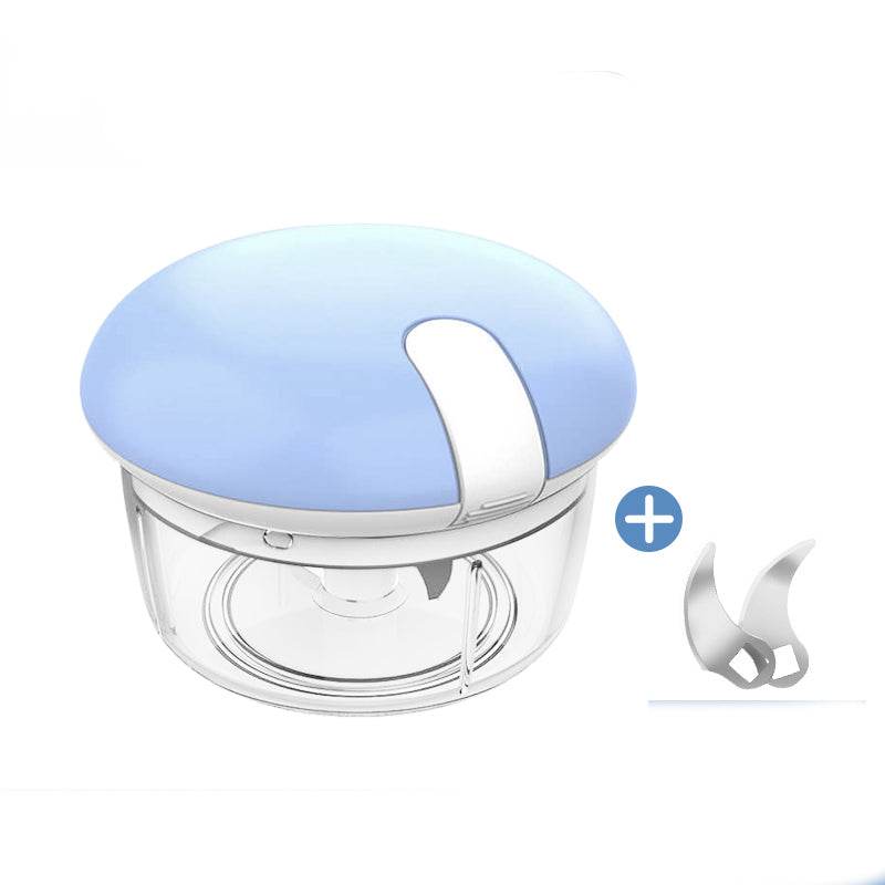 Mini Powerful Meat Grinder Garlic Press Ginger Grinding Vegetable Cutter Hand-power Food Chopper Mincer Mixer - Mubimart