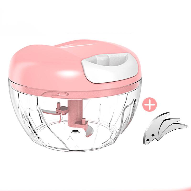 Mini Powerful Meat Grinder Garlic Press Ginger Grinding Vegetable Cutter Hand-power Food Chopper Mincer Mixer - Mubimart