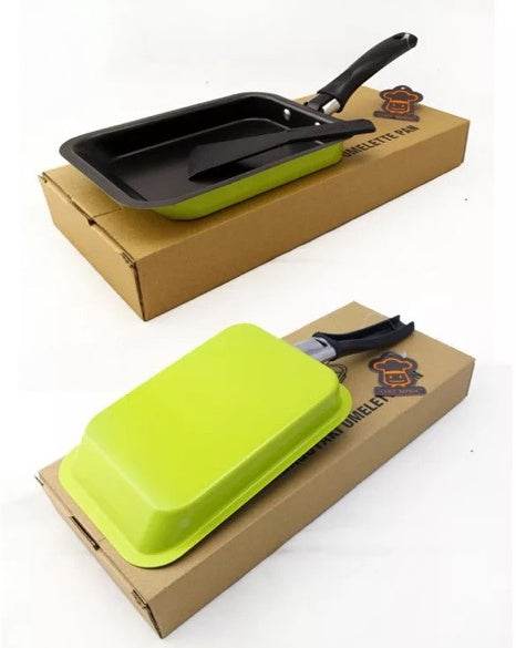 Mini Rectangular Japanese Non-stick Fry Pan Pan Egg Roll Kitchen Tool - Mubimart