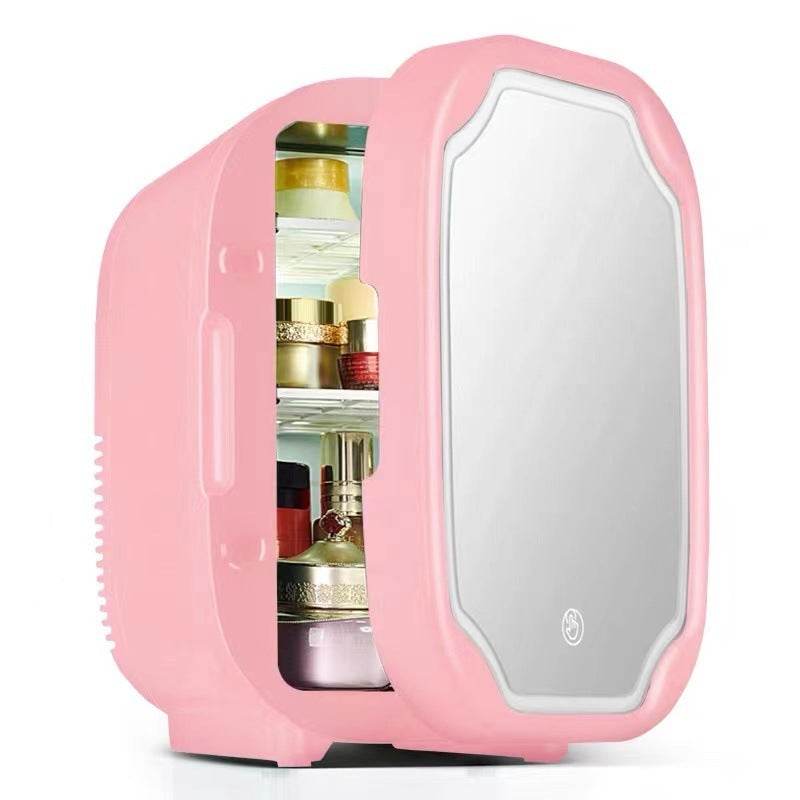 Mini Refrigerator 110v Beauty Mirror Car Home Refrigeration Small - Mubimart