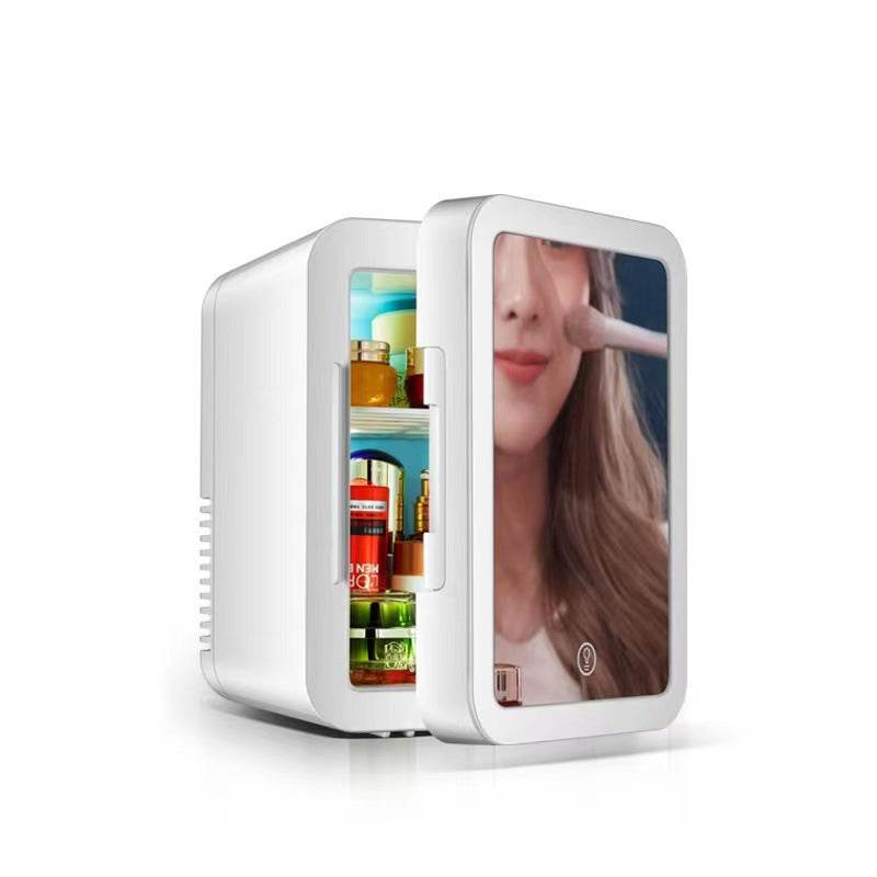 Mini Refrigerator 110v Beauty Mirror Car Home Refrigeration Small - Mubimart