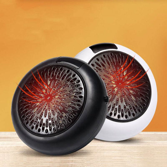 Mini Small Home Wall-mounted Round Heater - Mubimart