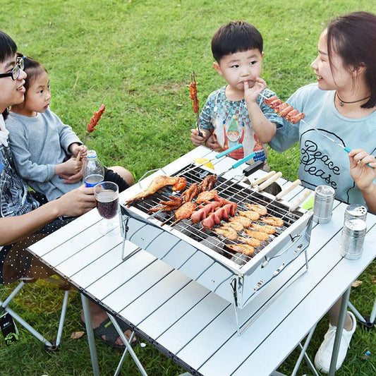 Mini Small Outdoor Charcoal Grill Tool - Mubimart