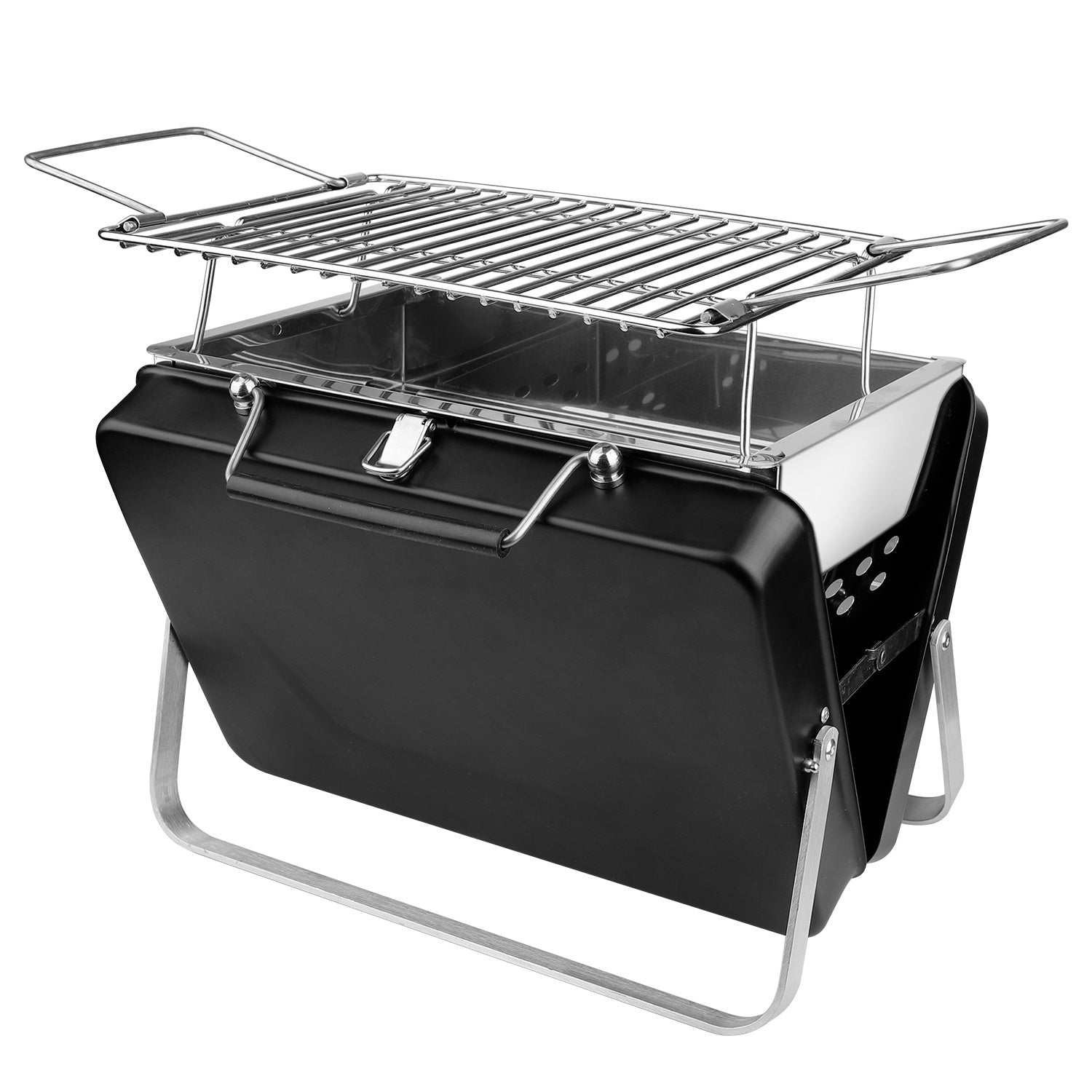 Mini barbecue grill outdoor folding portable 2 people small - Mubimart - Outdoor grills 