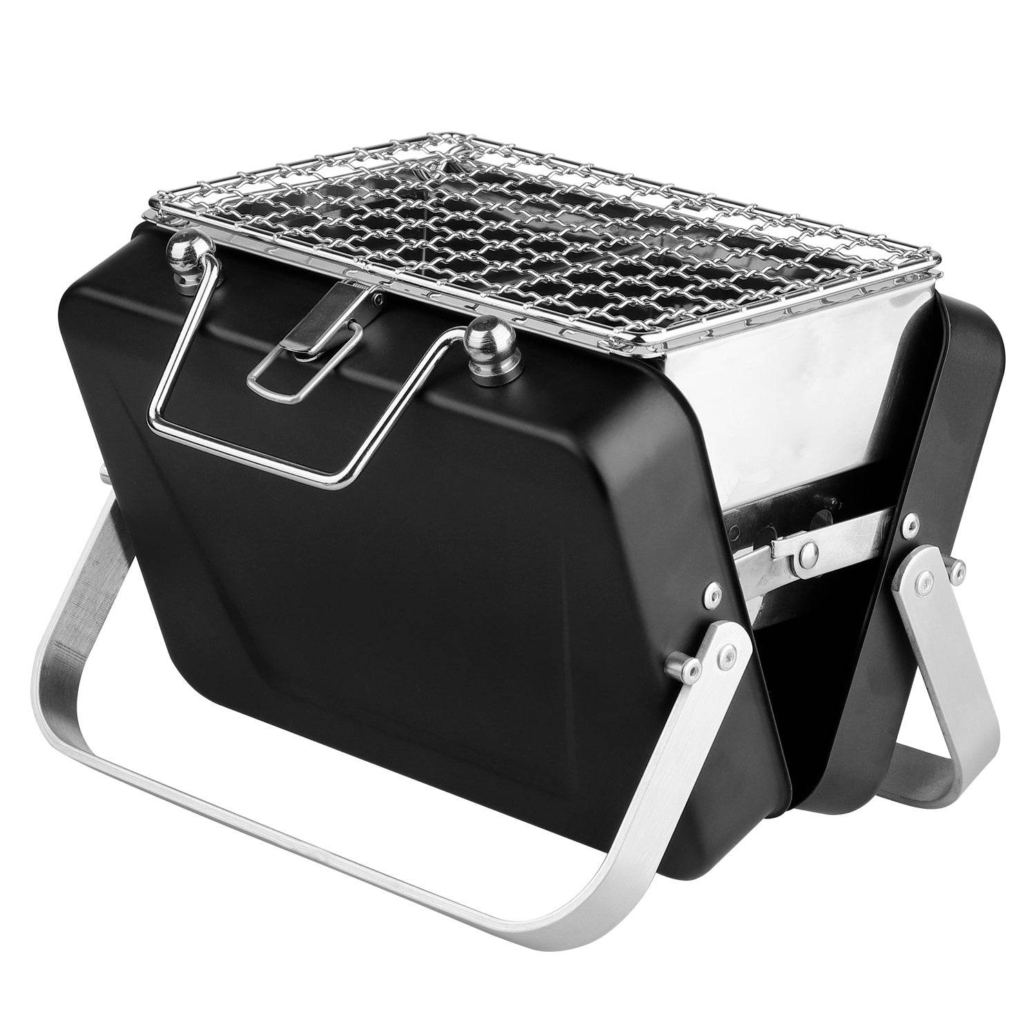 Mini barbecue grill outdoor folding portable 2 people small - Mubimart