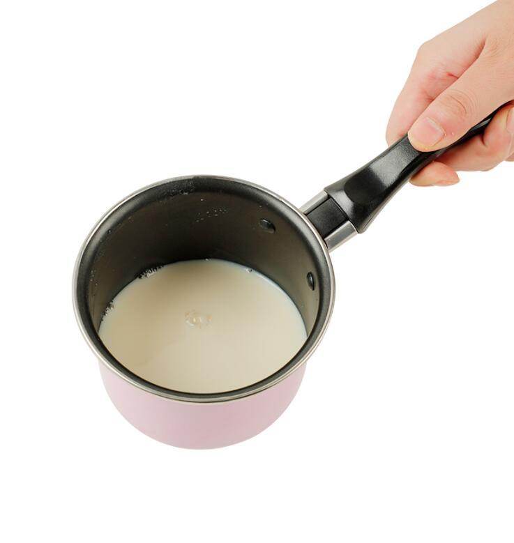 Mini colorful milk pot 11CM non-stick pot practical non-stick soup pot - Mubimart