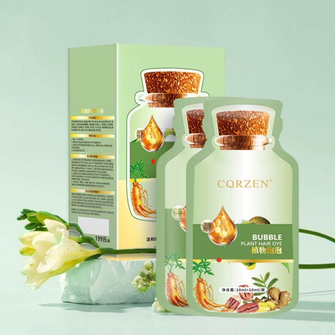 Minimalist Household Plant Bubble Hair Dye - Mubimart
