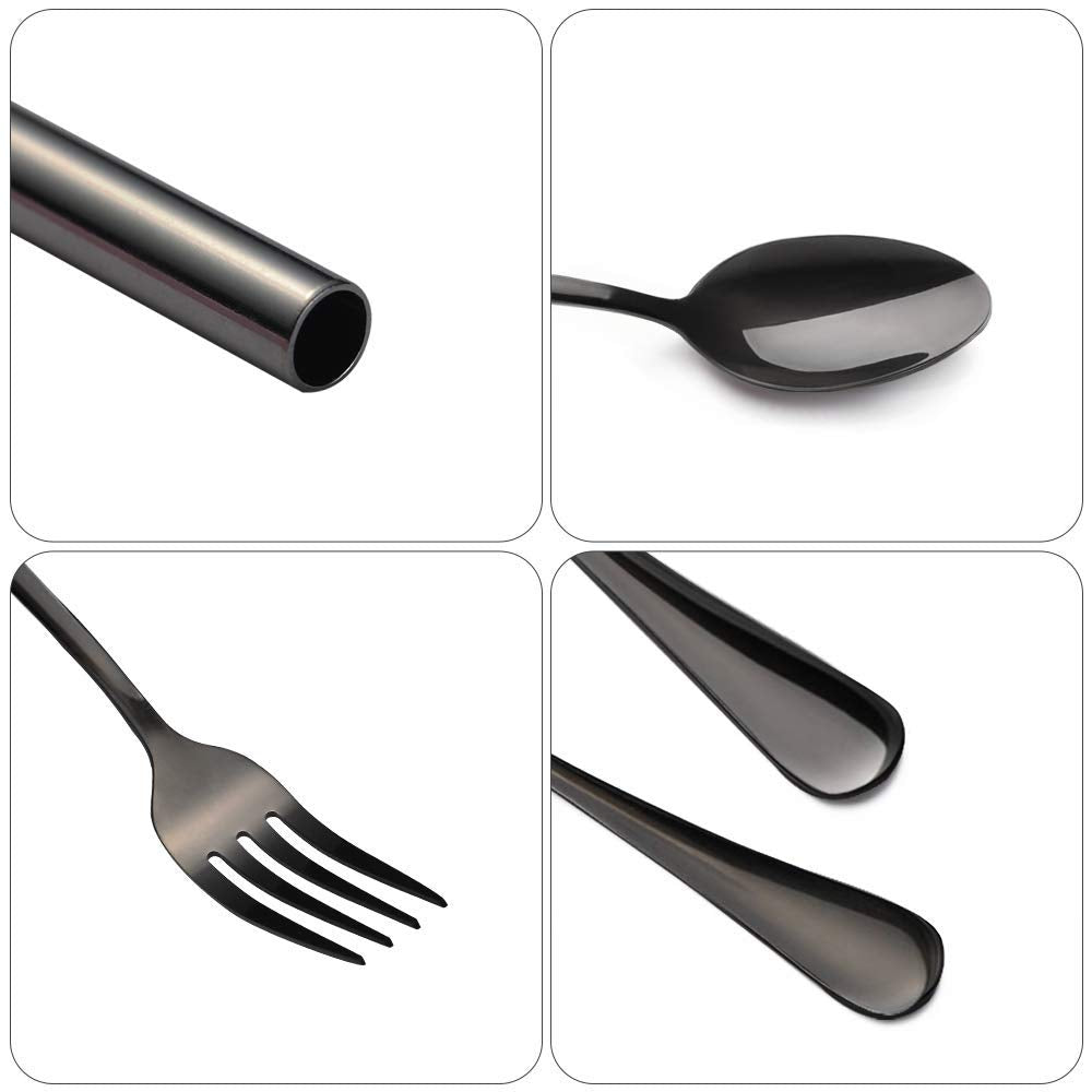 Minimalist stainless steel set - Mubimart -  