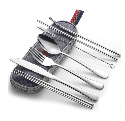 Minimalist stainless steel set - Mubimart - Flatware 