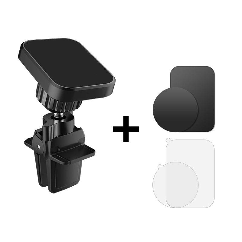 Mobile Phone Holder Car Holder Car Air Outlet Magnet Phone Holder - Mubimart