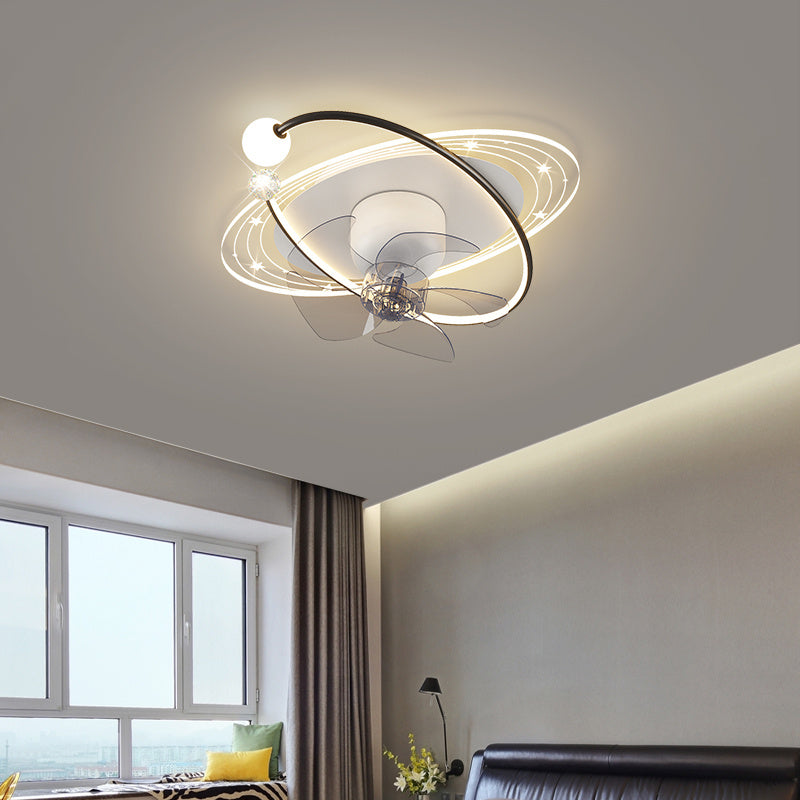 Modern Simple Bedroom Ceiling Fan Lamp - Mubimart - Ceiling Fans 