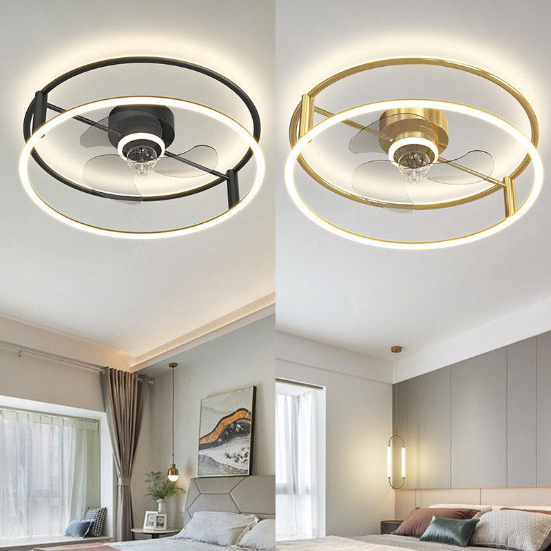 Modern Simple Dining Room Ceiling Fan Light - Mubimart -  