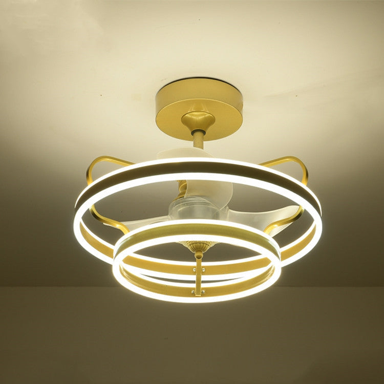 Modern Simple Living Room Ceiling Fan Lamp - Mubimart -  