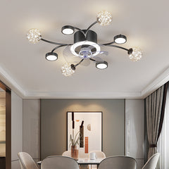 Modern Smart Bedroom Ceiling Fan Lamp - Mubimart -  