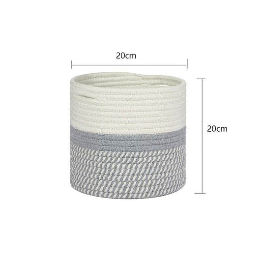 Modern Woven Indoor Plant Storage Basket Flower Basket - Mubimart