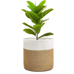 Modern Woven Indoor Plant Storage Basket Flower Basket - Mubimart -  