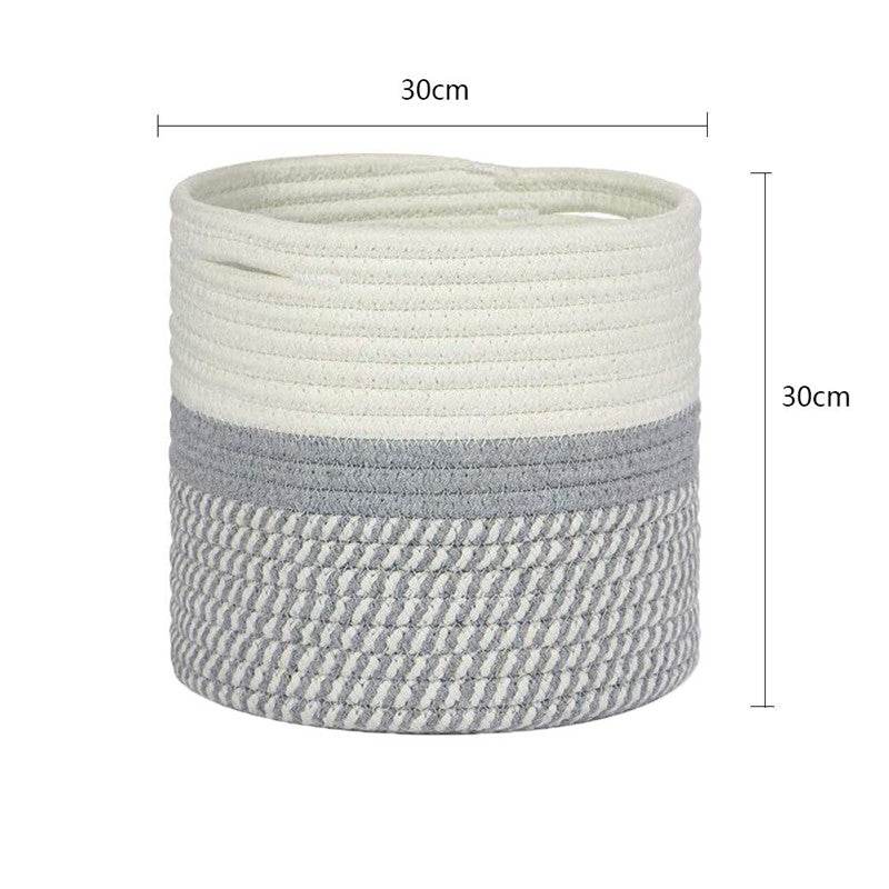 Modern Woven Indoor Plant Storage Basket Flower Basket - Mubimart