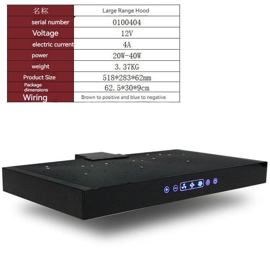 Modification Accessories Trailer Kitchen Range Hood Iveco Quanshun B- Type RV Mini Range Hood - Mubimart