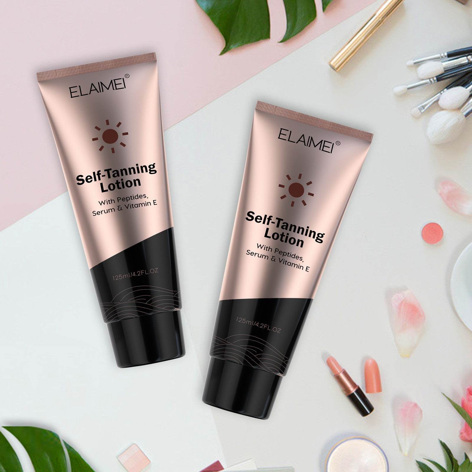 Moisturizing Body Bronzer Suntan Lotion - Mubimart