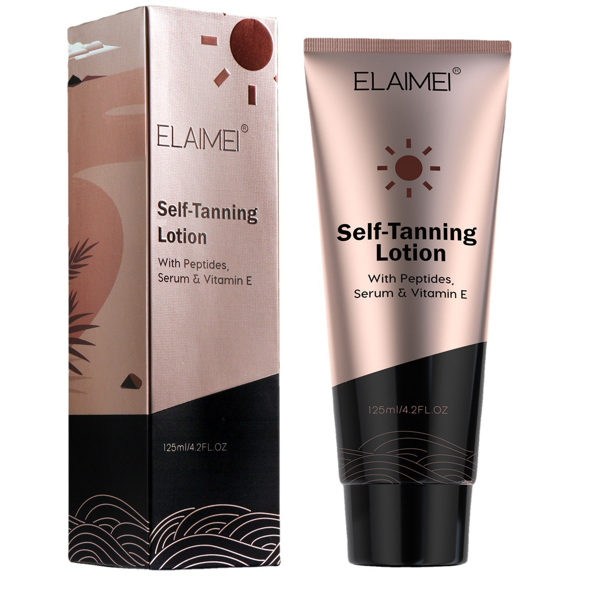 Moisturizing Body Bronzer Suntan Lotion - Mubimart -  