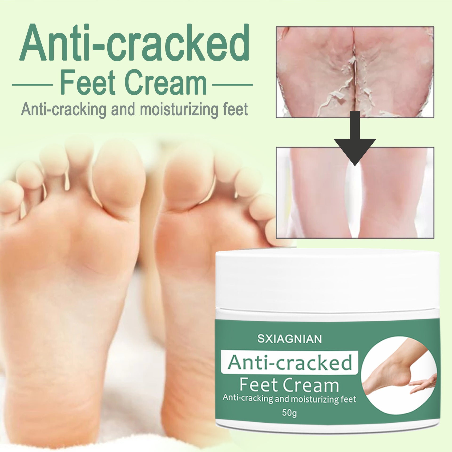 Moisturizing Foot Anti-crack Heel Dandruff Peeling Moisturizing Moisturizing Cream - Mubimart - Moisture 