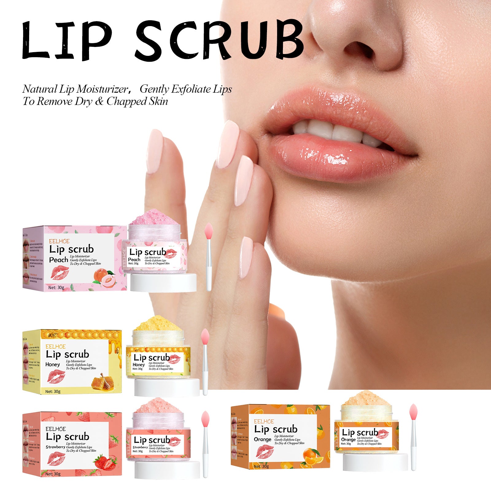 Moisturizing Lip Anti-chapping Moisturizing Exfoliating - Mubimart - Moisture 