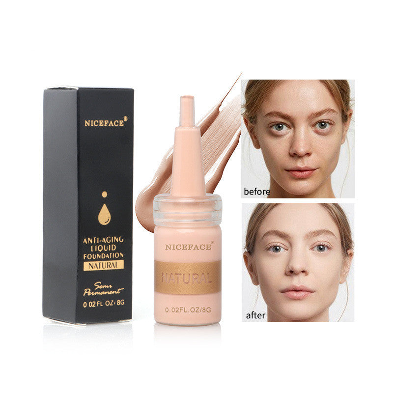 Moisturizing oil control liquid foundation - Mubimart - Foundation 