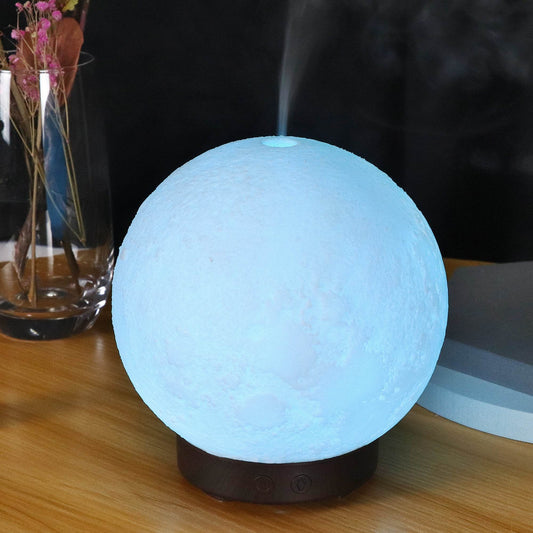 Moon Light Ultrasonic Humidifier Aroma Diffuser - Mubimart