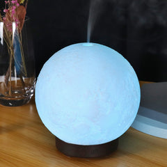 Moon Light Ultrasonic Humidifier Aroma Diffuser - Mubimart -  