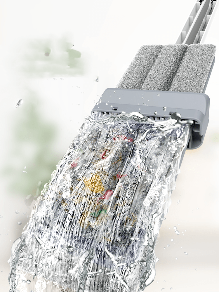 Mop Household One Clean Wet And Dry Dual-use Mopping Artifact Wooden Floor Free Hand Wash - Mubimart