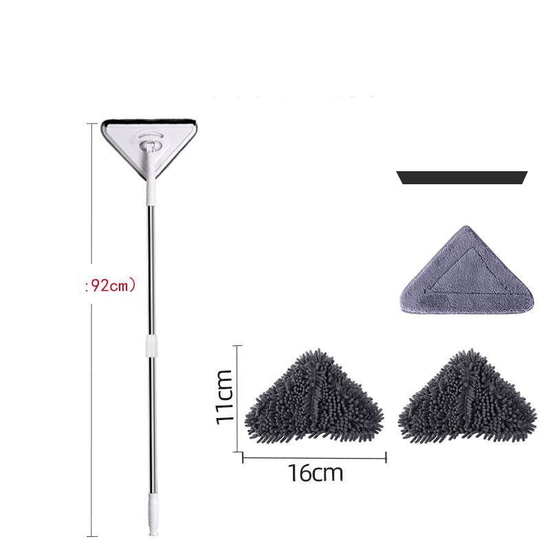 Mop Triangle Head Lengthened And Thick Rod To Clean Glass Ceiling - Mubimart