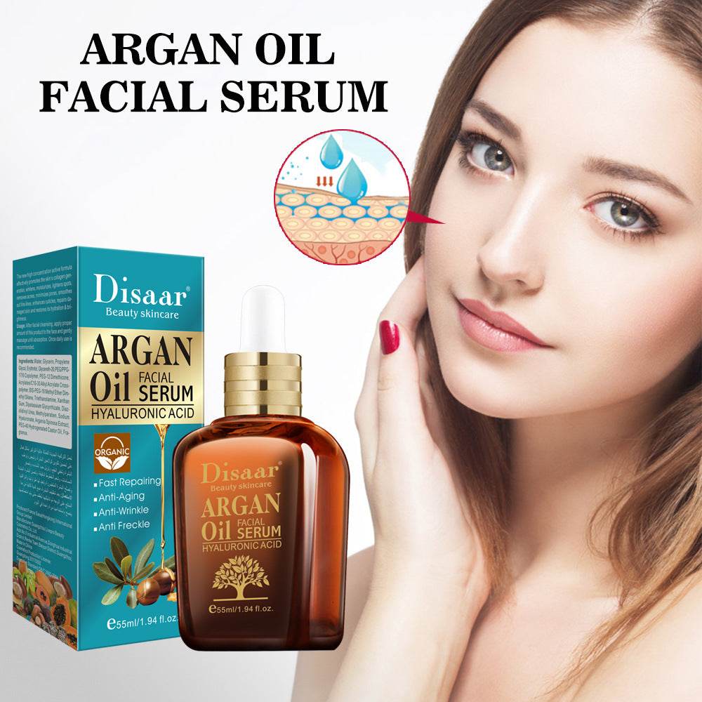 Moroccan Argan Oil Facial Lotion Brightening and Moisturizing Facial Oil - Mubimart