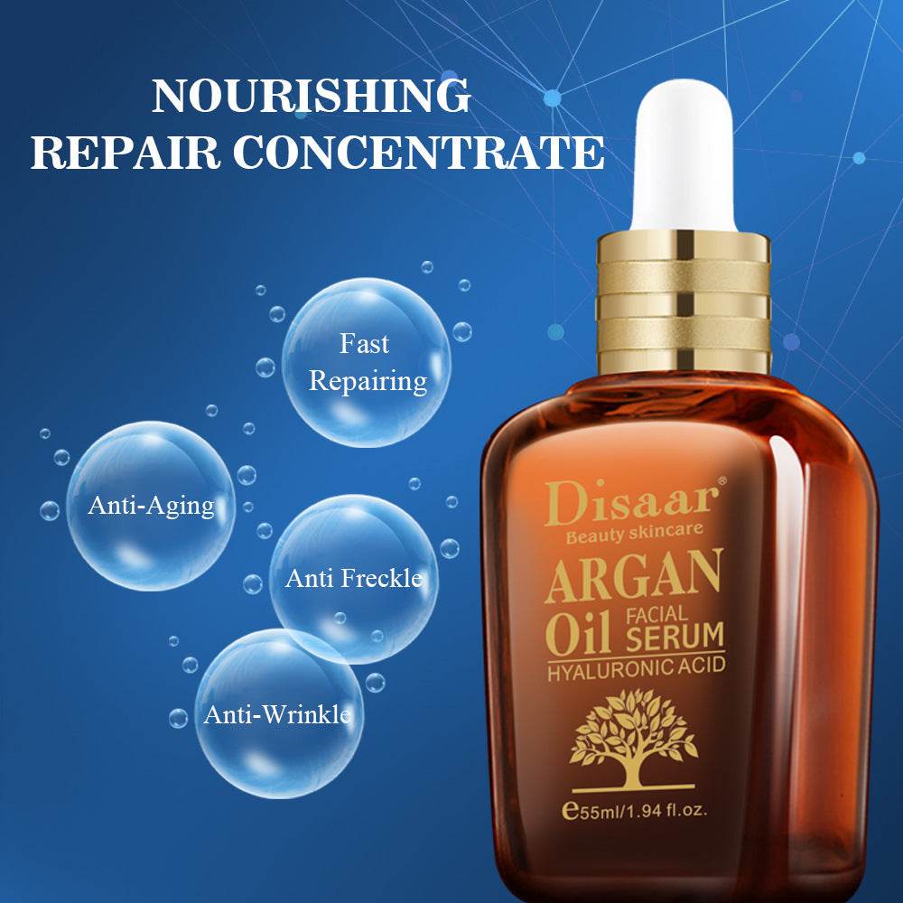 Moroccan Argan Oil Facial Lotion Brightening and Moisturizing Facial Oil - Mubimart