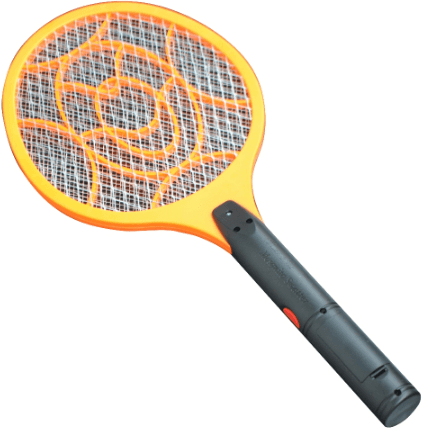 Mosquito swatter three layers safety dry battery mosquito swatter electric mosquito swatter - Mubimart