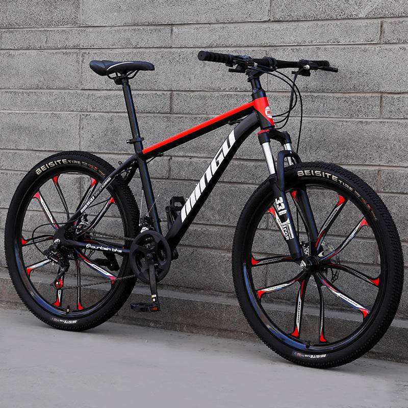 Mountain Bike Bicycle 24 26 Inch Disc Brake Shock Absorption Bicycle Men's And Women's Variable Speed Bicycle - Mubimart