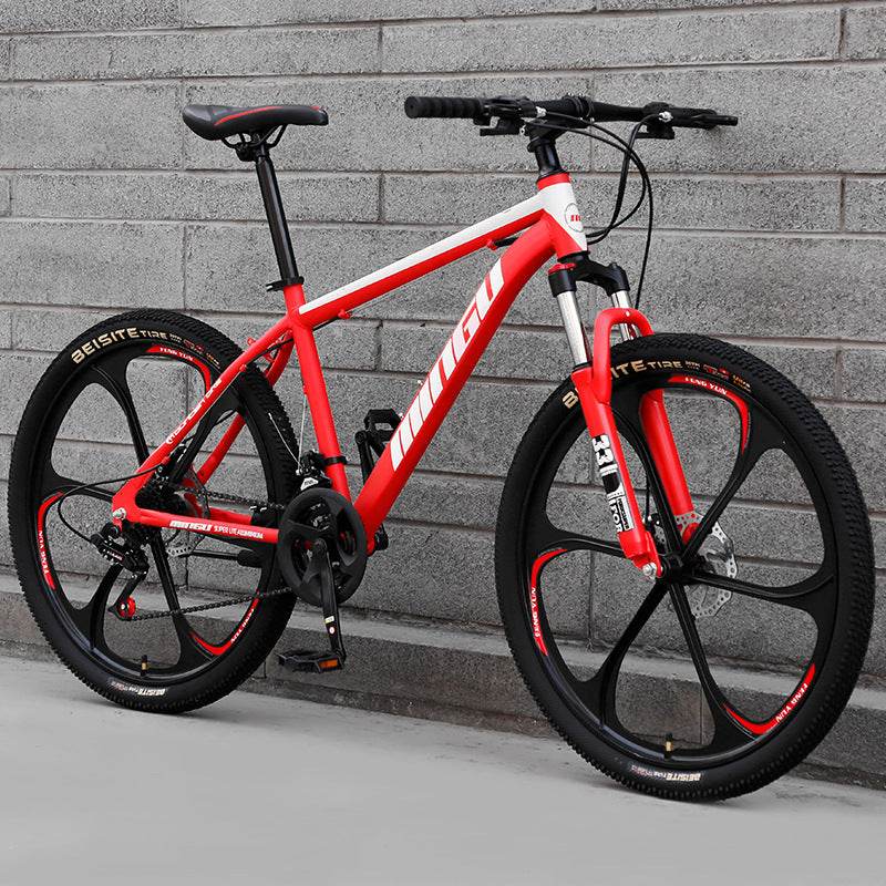 Mountain Bike Bicycle 24 26 Inch Disc Brake Shock Absorption Bicycle Men's And Women's Variable Speed Bicycle - Mubimart