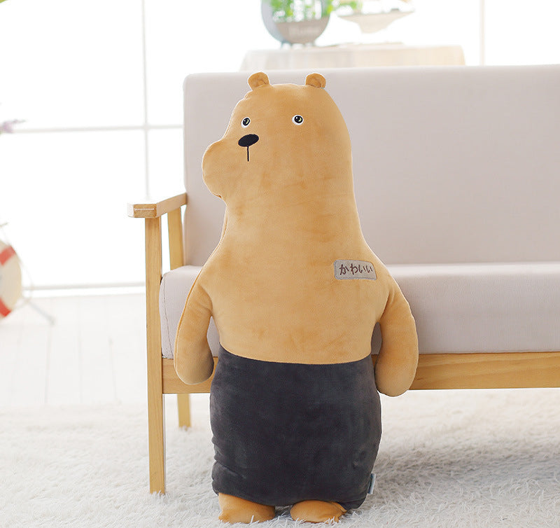 Mountchen Kids Room Decoration Animal Cushion Fox Bear Whale Pillow Kids Baby Boy Nursery Decoration Kids Girl Room Decoration - Mubimart -  