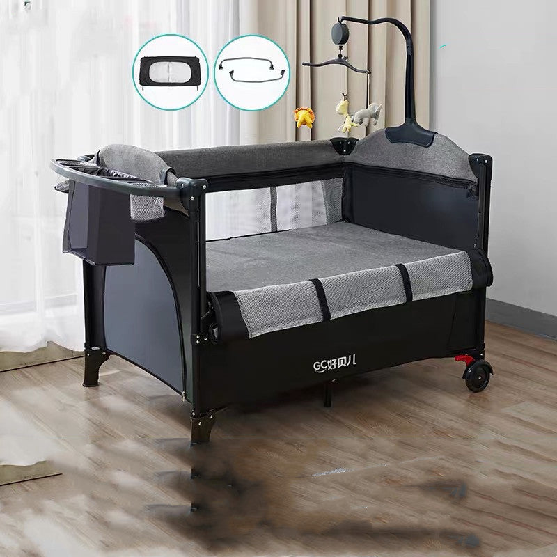 Movable Splicing King Bed Foldable And Portable - Mubimart -  