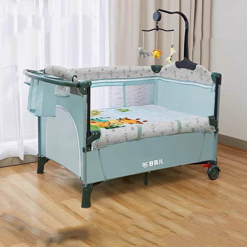 Movable Splicing King Bed Foldable And Portable - Mubimart